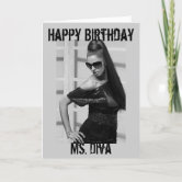 Tarjeta De Cumpleaños Diva 'Do It Yourself' | One Lump Or Two | Adulto Femenina | Graciosa Y Original