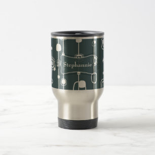 Retro 15 oz. Copa de Mugre de Acero Inoxidable