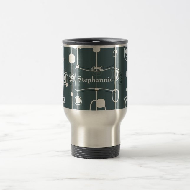 Retro 15 oz. Copa de Mugre de Acero Inoxidable (Centro)