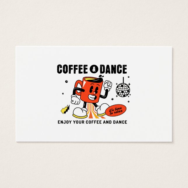 Retro-1 Personalizado de café (Anverso)