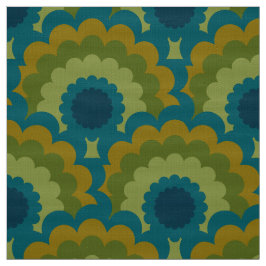 Retro 60s 70s Tela de mod Patrón de vieira