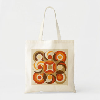 Retro 70 Modelo geométrico medio Mod Bolsa de teta