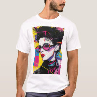 Retro 80 Pop Culture Pop Art Camiseta gráfica