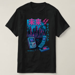 Retro 90 camiseta neón de Japón
