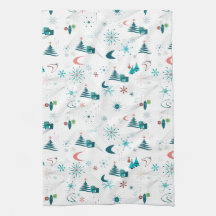 Retro A Go-Go Navidades Toallas De Cocina