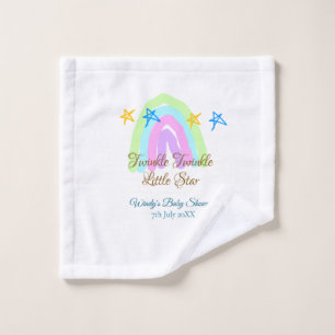 Retro arco iris twinkle pequeño estrellas bebé sh