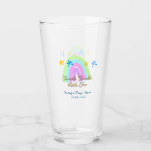 Retro arco iris twinkle pequeño estrellas bebé sh