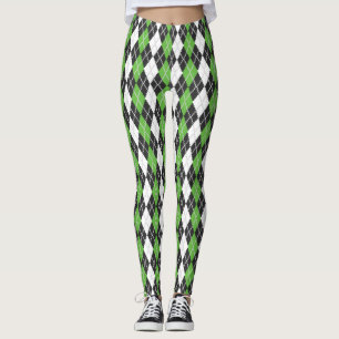 Retro Argyle Leggings