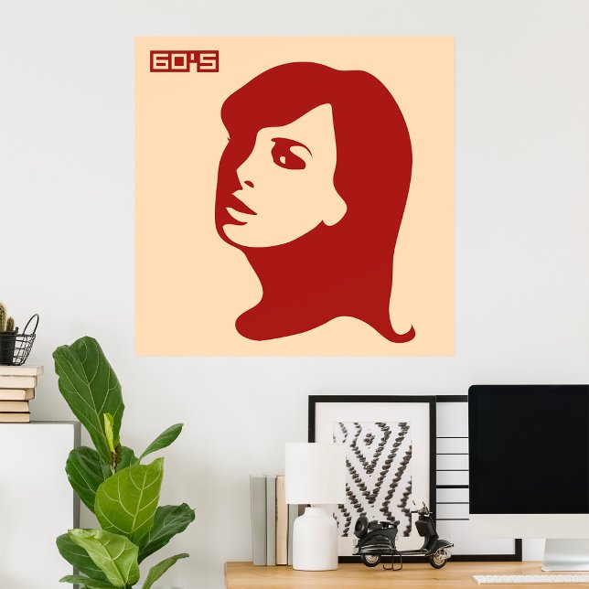 Retro Arte de Ilustracion Minimalista de los años  (Subido por el creador)
