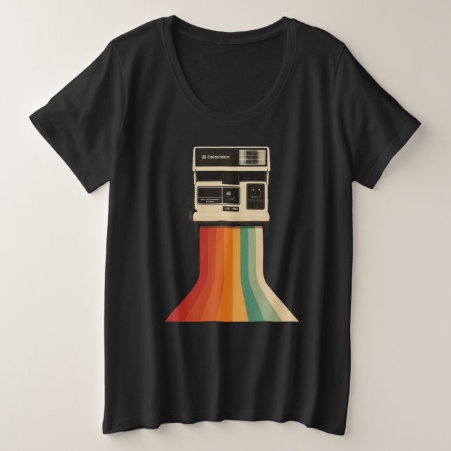 Retro Camera with Rainbow Print (Anverso del diseño)