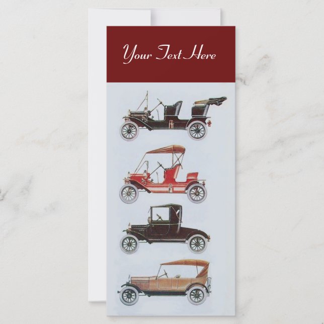 RETRO CARS 2- Automóvil de reparación automática (Anverso)