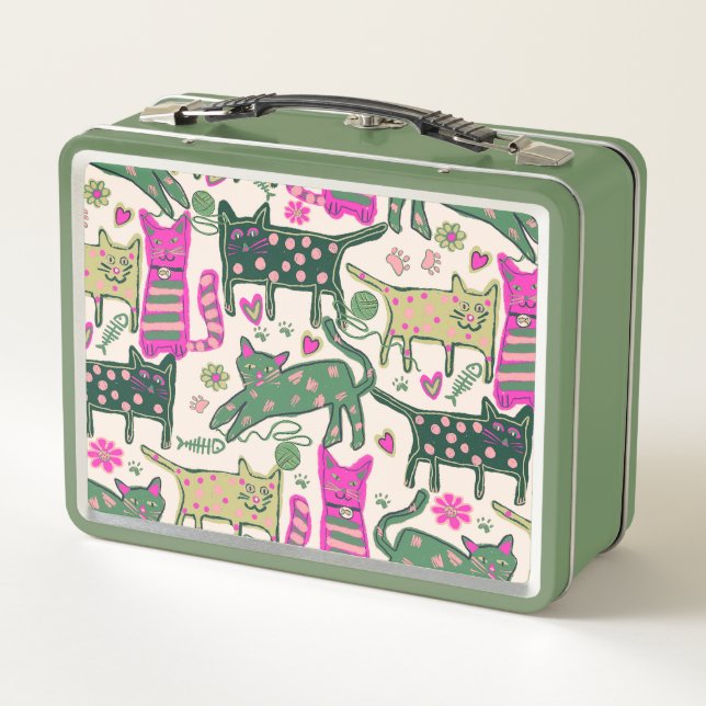 Retro Cat Design (Reverso)
