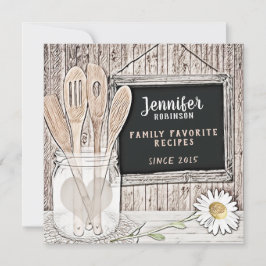 Retro Chalkboard, Mason Jar y Daisy