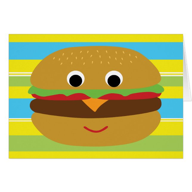 Retro Cheeseburger (Anverso (Horizontal))
