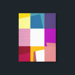 Retro Colorido Pop Art Lienzo envuelto<br><div class="desc">Retro Colorido Pop Art Lienzo envuelto</div>