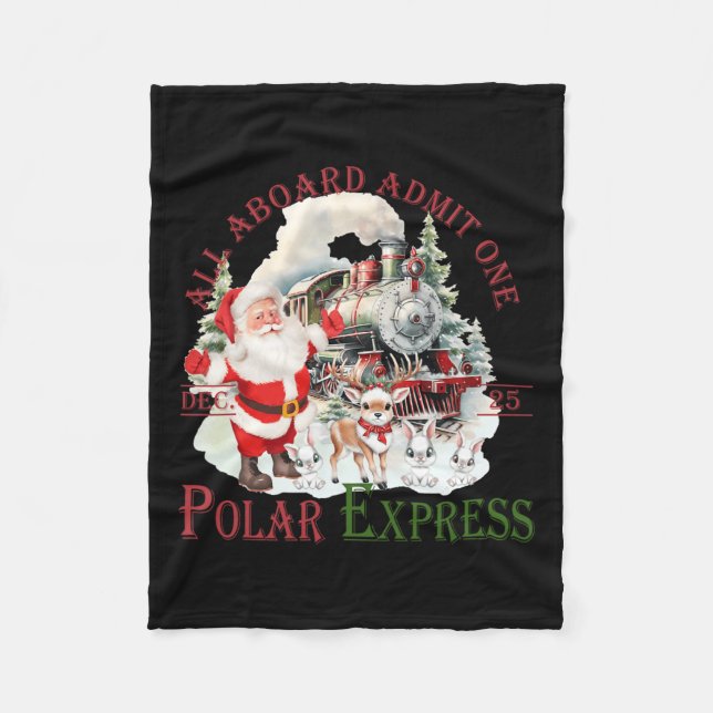 Retro Cree Que Tren Polo Norte Polar Express Todo  (Anverso)