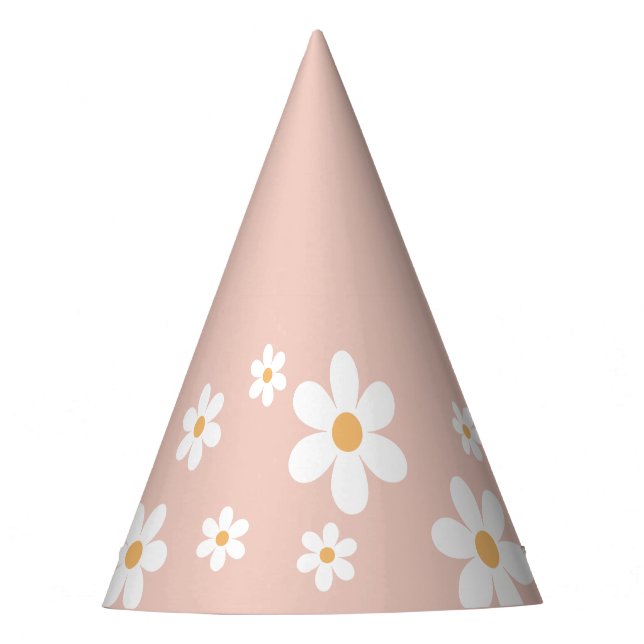 retro daisy boho Fiesta rosa Gorra (Anverso)