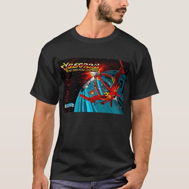 Retro de camiseta cibernética para amasar a Amiga (Anverso)