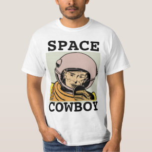 RETRO DE CAMISETAS DE LOS HOMBRES DE COWBOY ESPACI