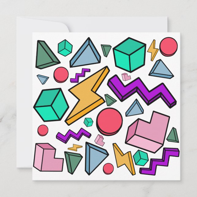 Retro de cosecha estética de los años 80 (Anverso)