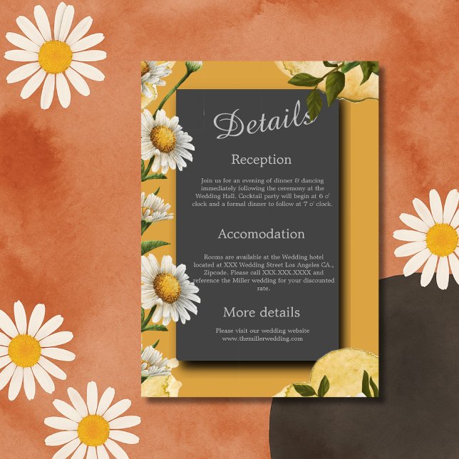 retro de negro Margaret flor Tarjeta de cierre (Subido por el creador)