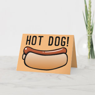 RETRO DE TARJETAS DE CUMPLEAÑOS, PERRO CALIENTE!