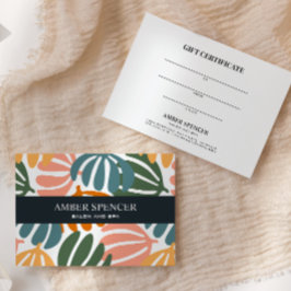 RETRO DEJA GROOVY BOTANICAL GIRLY Gift Card