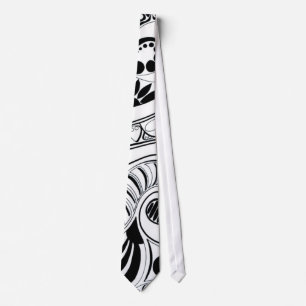 Retro deslumbre la corbata del Doodle