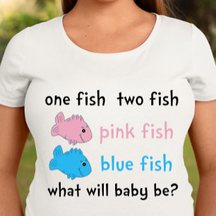 Retro Dr Suess Tema Género Revelar camiseta