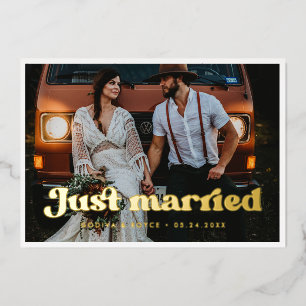 Retro elegante Tarjeta fotográfica de Relieve meta