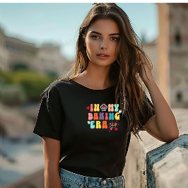 Retro en mi época de cocción camiseta groovy