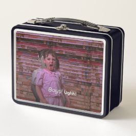 retro feminist aesthetic lunch box