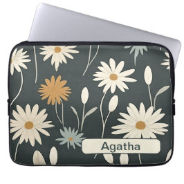 Retro Flowers 9 funda para portátil