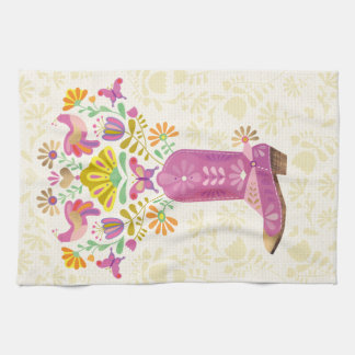Retro funda guardabarros floral, toalla de cocina