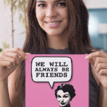 RETRO FUNNY 1950 MUJER GRANDES TARJETAS DE CUMPLEA<br><div class="desc">NOVIA,  SIEMPRE SEREMOS AMIGOS. ¡SABES DEMASIADO! FELIZ TARJETA DE CUMPLEAÑOS.</div>