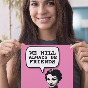 RETRO FUNNY 1950 MUJER GRANDES TARJETAS DE CUMPLEA