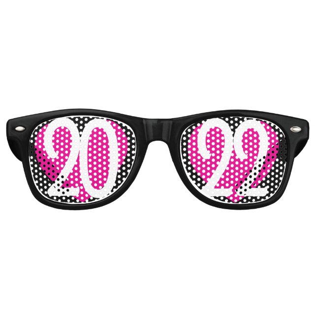 Retro Gafas de fiesta de Año Nuevo Amor 2022 (Anverso)