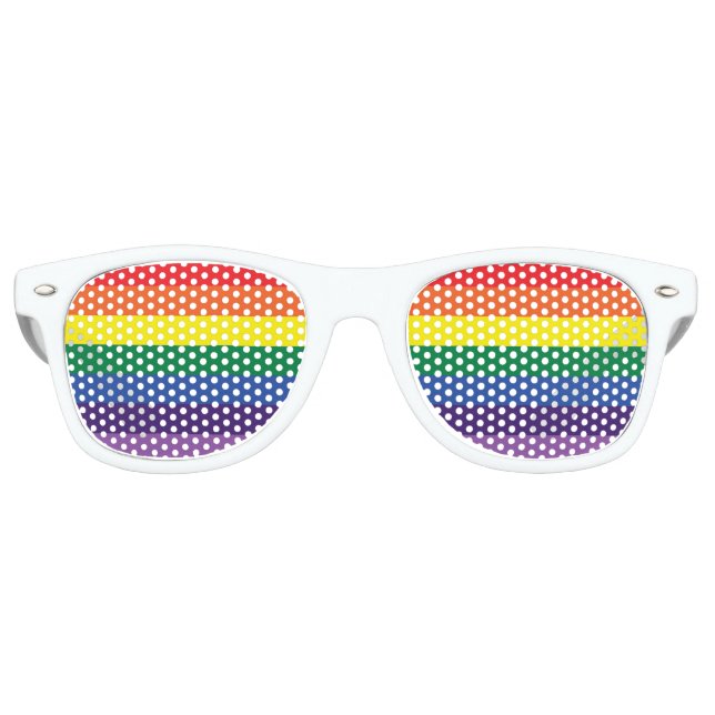 Retro Gafas de Fiesta de orgullo (Anverso)