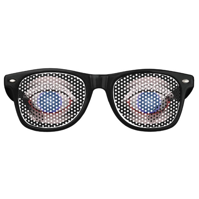 Retro Gafas hipnóticas de Fiesta ocular del mal (Anverso)