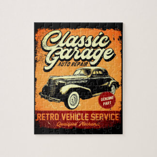 RETRO | GARAJE CLÁSICO | PUZZLE