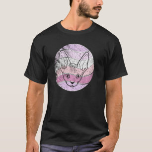 Retro Gato Sphynx Sin Pelo Jersey Gato Sphynx Vin