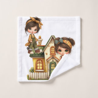 Retro Girls Baby Blanket