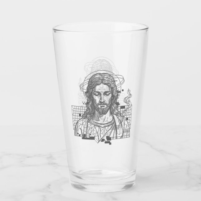 Retro Grid Jesús Rey de Reyes Apocalipsis 19:16 (Anverso)