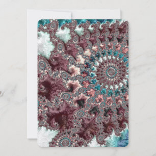 Retro Groovy Ecléctico Bohemio Espiral Fractal