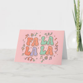 Retro Groovy Fa La La Feliz Navidad