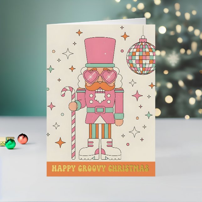 Retro Groovy Nutcracker Merry Christmas (Vacaciones in situ 2)