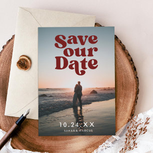 Retro Guardar nuestra tarjeta fotográfica de fecha