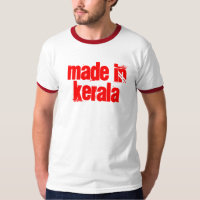 Retro hecho en la camiseta de Kerala
