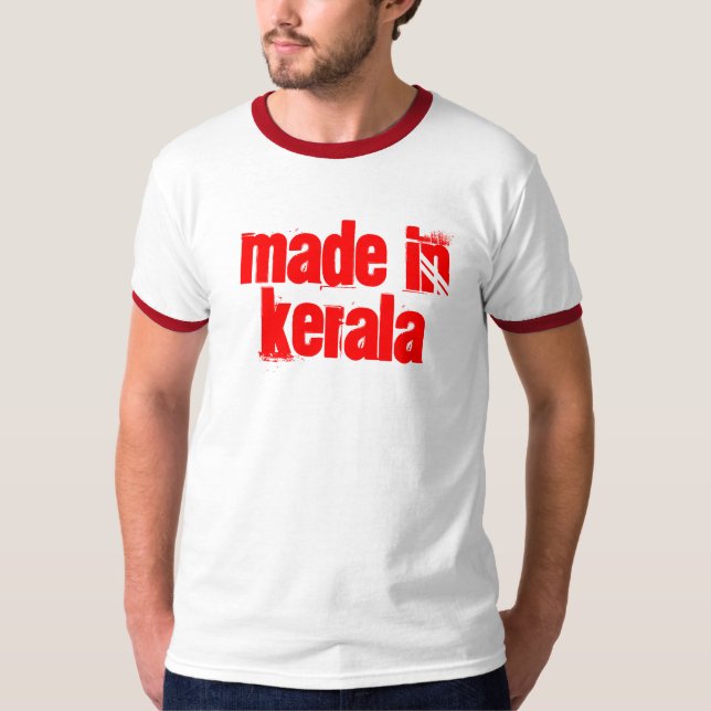 Retro hecho en la camiseta de Kerala (Anverso)