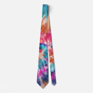*~* Retro Hipster Arcoiris Psicodelación Corbata d